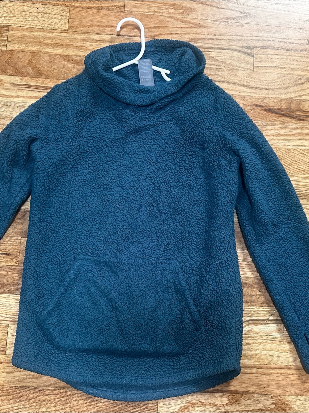Cozy Kid’s Teal Sherpa Pullover Sweater